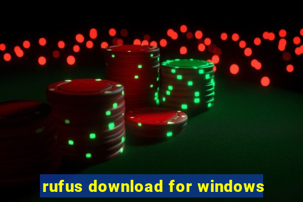 rufus download for windows